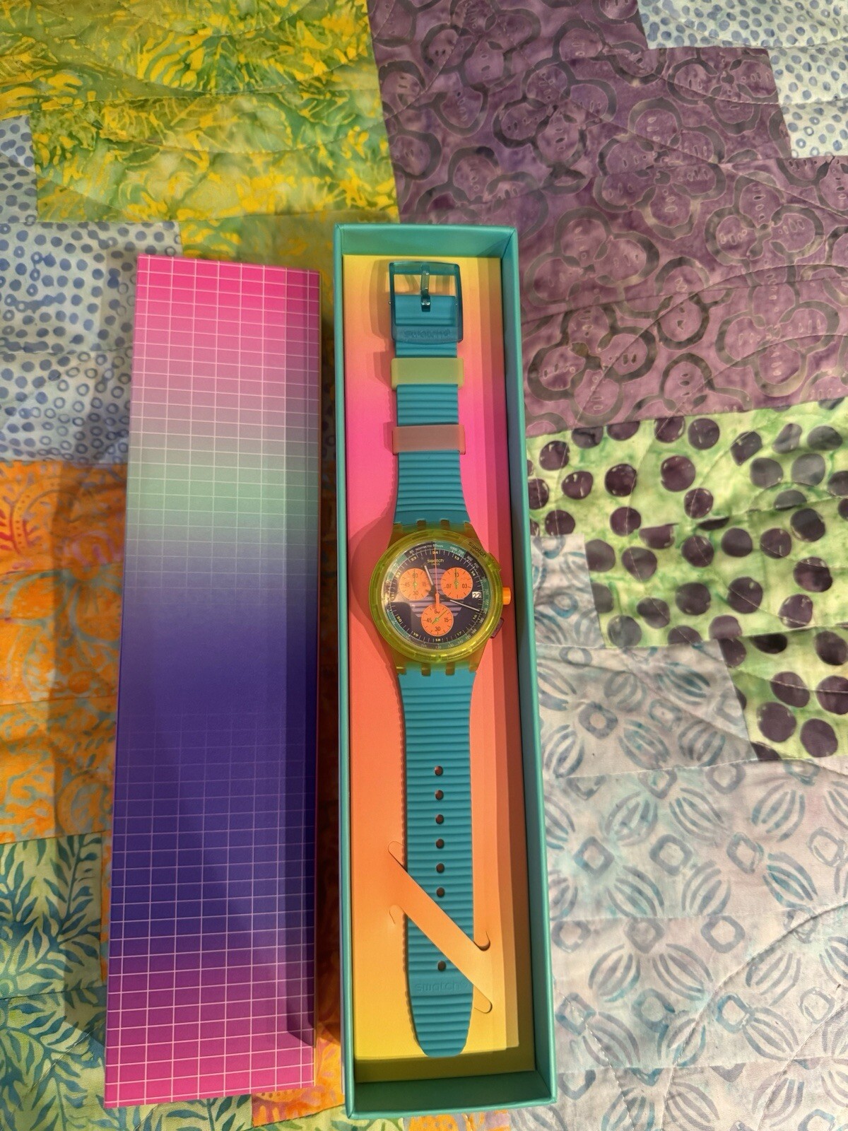swatch neon wave