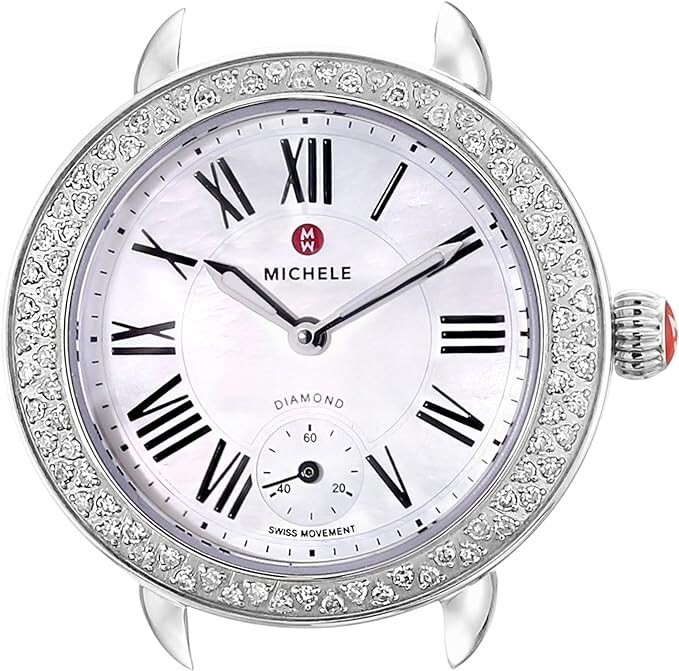 NEW Michele Serein Petite 28mm Diamond Watch Swiss Quartz MW21E01A1025 $1715.0