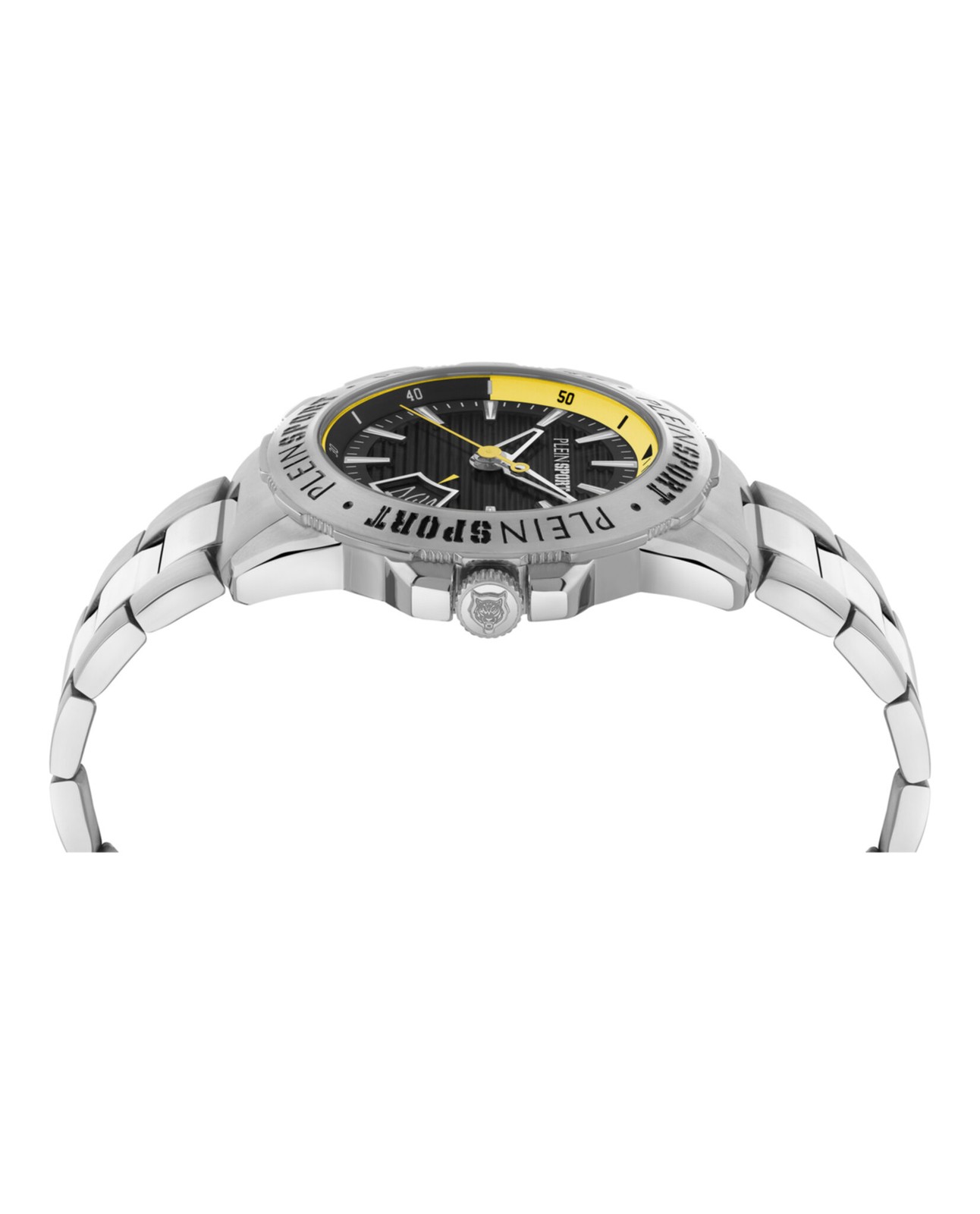 Plein Sport Mens Stainless Steel 44mm Bracelet Fashion Watch