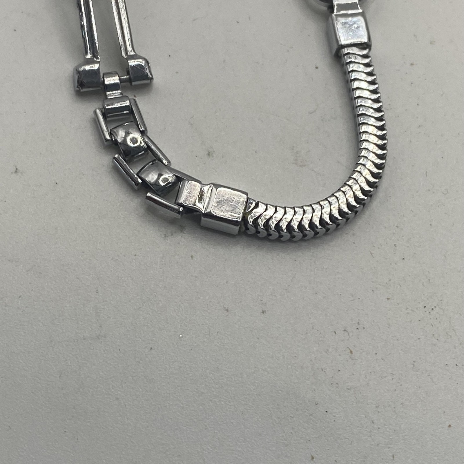 Vintage Bulova Womens Silver Bracelet Watch Champagne Dial Mechanical J073504