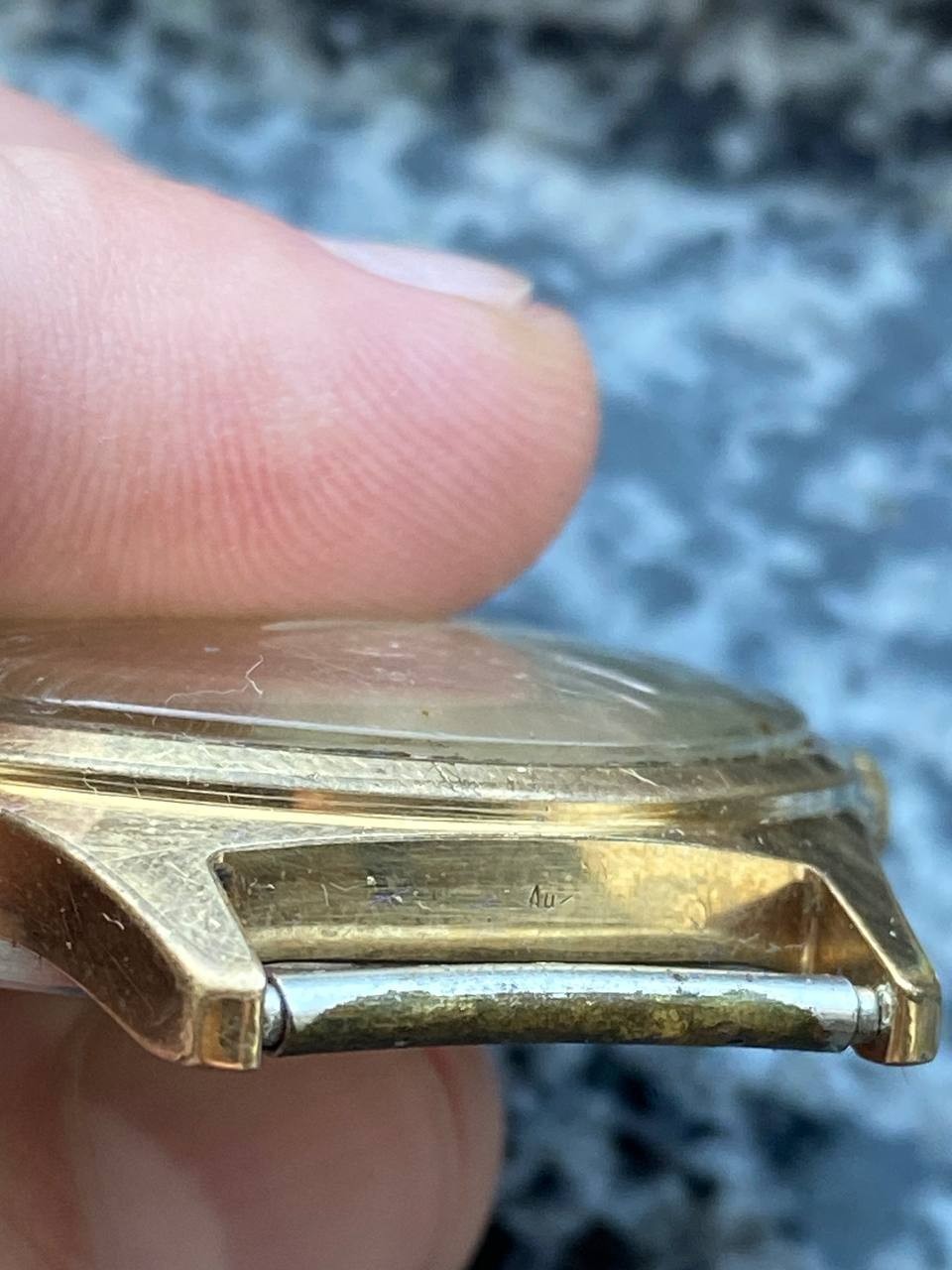 Vintage Luch Watch Soviet USSR mechanical Wristwach Rare Gold Plated AU