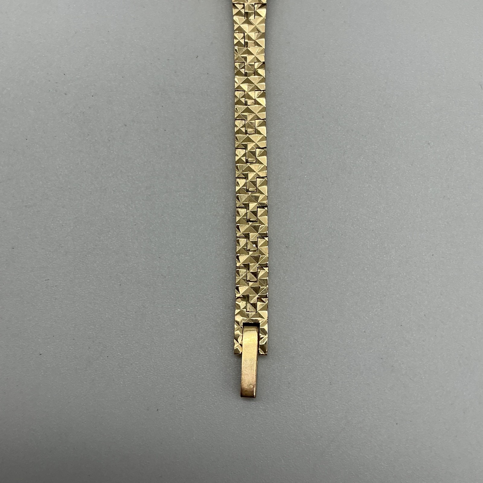 Jules Jurgensen Womens Watch 19mm White Dial Gold Tone Diamond New Battery 7.25″