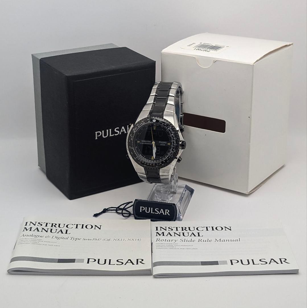 Unused SEIKO PULSAR Seiko Pulsar Overseas Model Digital Analog