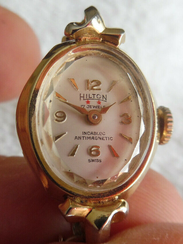 Hilton Incabloc Antimagnetic 17 Jewels Swiss Watch WC 160-44J