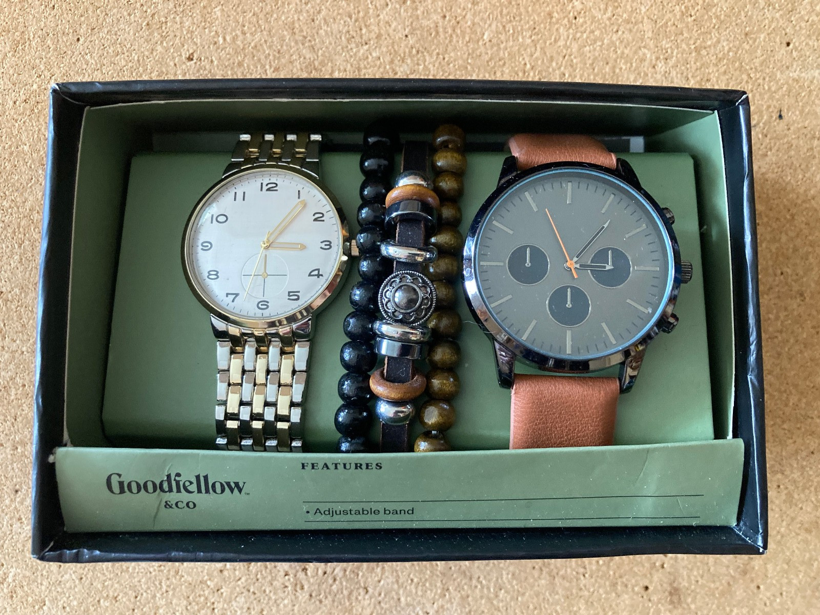 Goodfellow & Co Two Watch Set with Bracelets.
