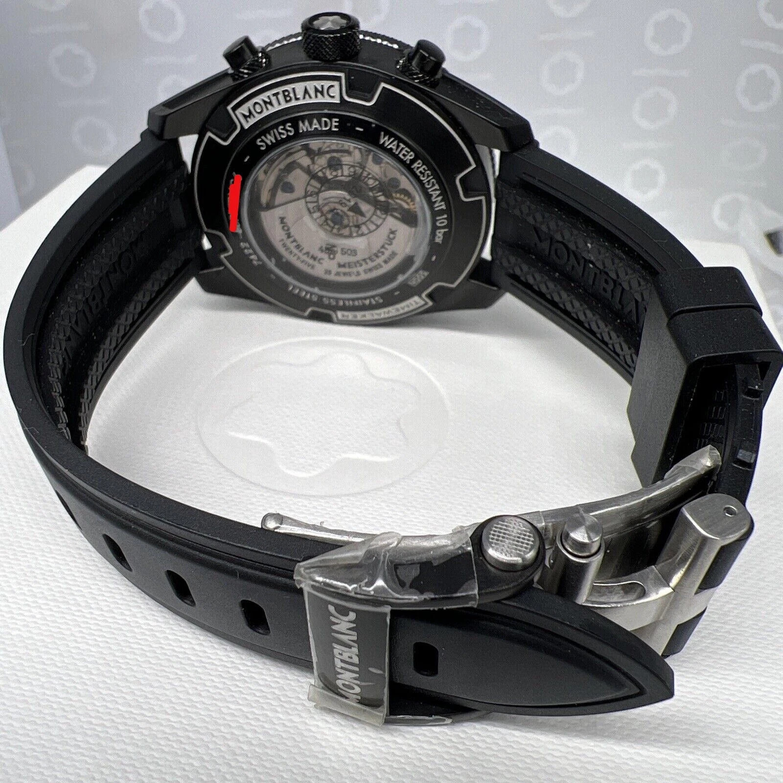 $6500 MSRP – Timewalker Automatic Chrono 43mm 25j Travel Case MB116101