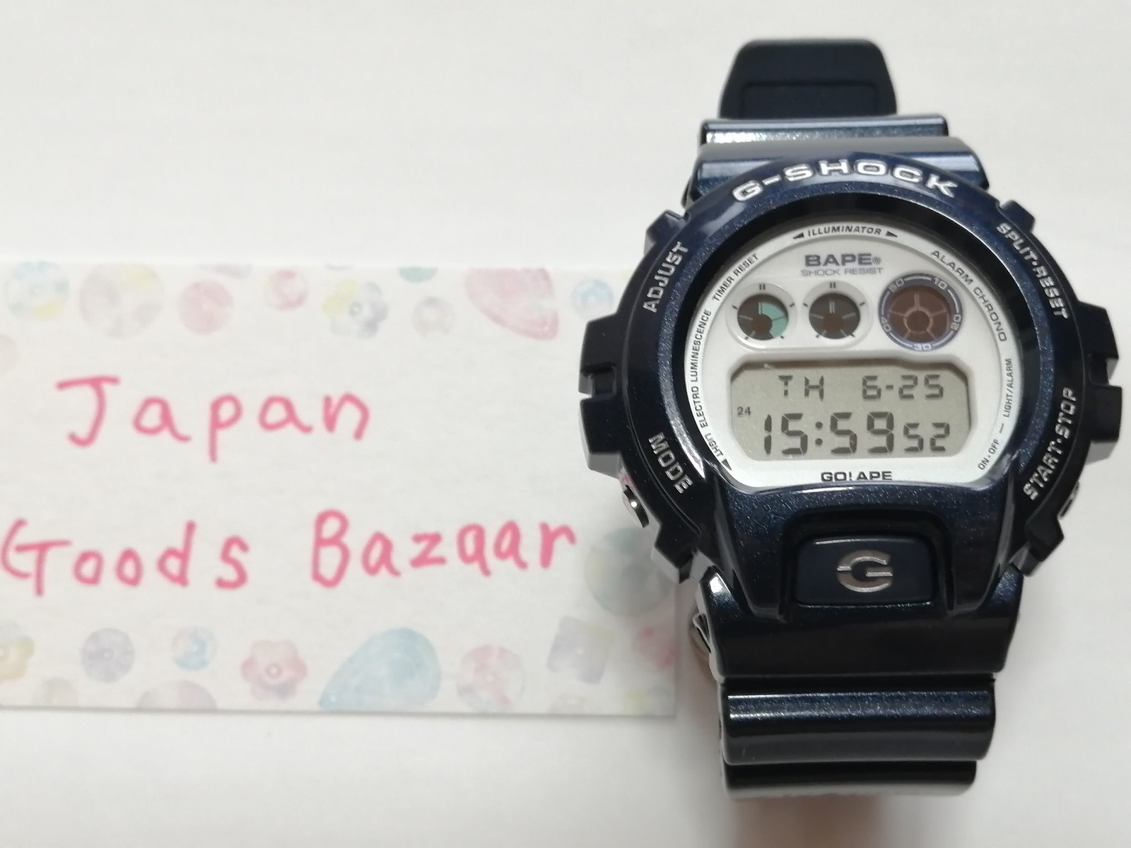 Casio G-Shock DW-6900FS BAPE Collaboration Digital Men’s Watch With Box Used