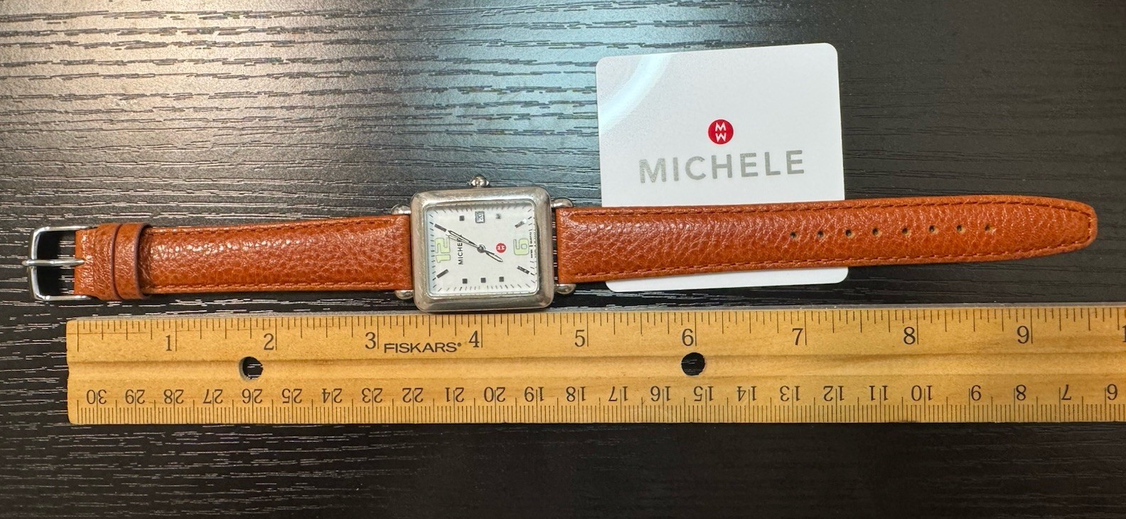 Nice Michele Ladies Estate Swiss Watch…Runs, New Band..Look/Read