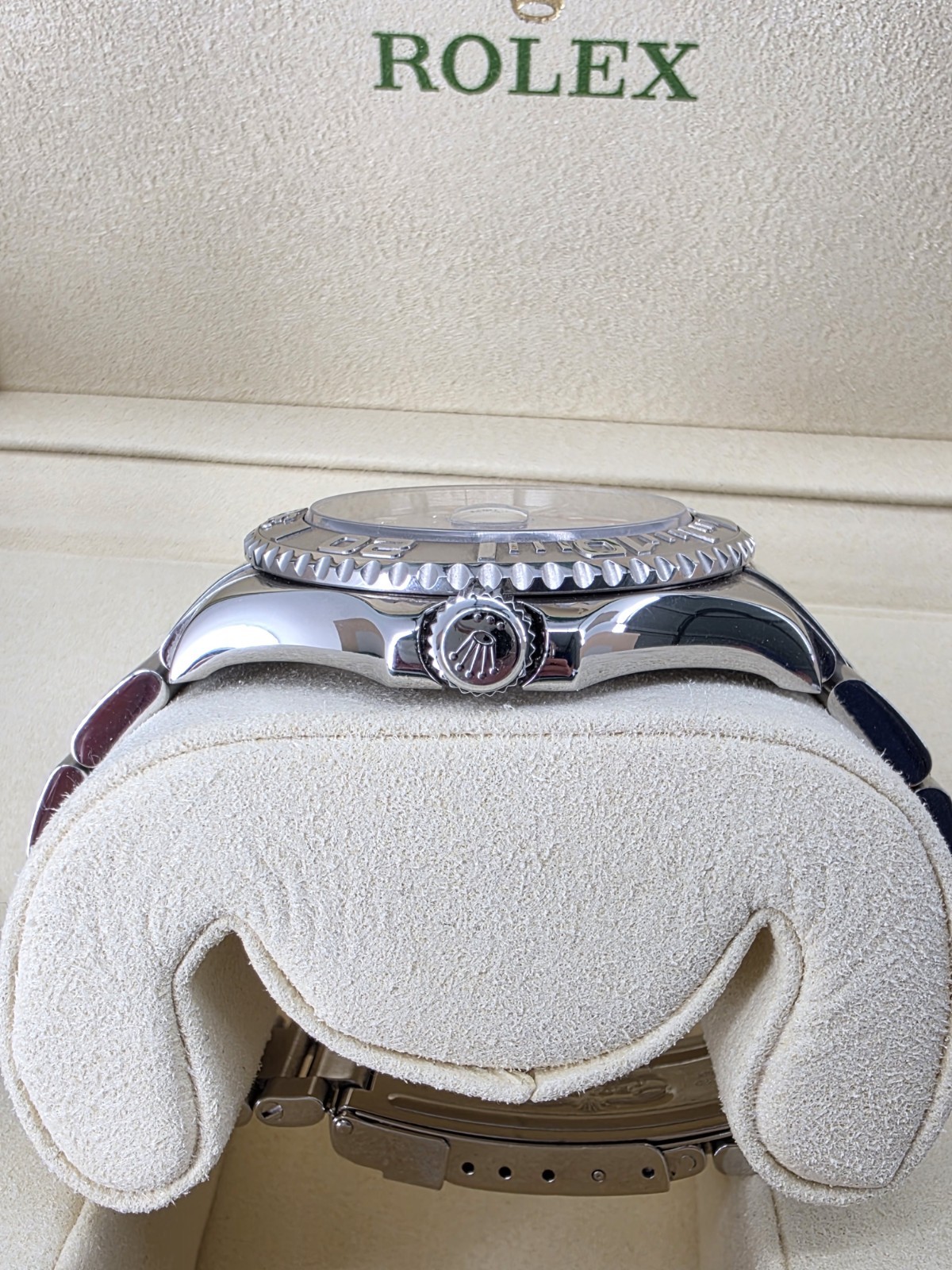 Rolex Yacht-Master 40 16622 Platinum Dial Bezel Full Set Papers 2014 Full Links