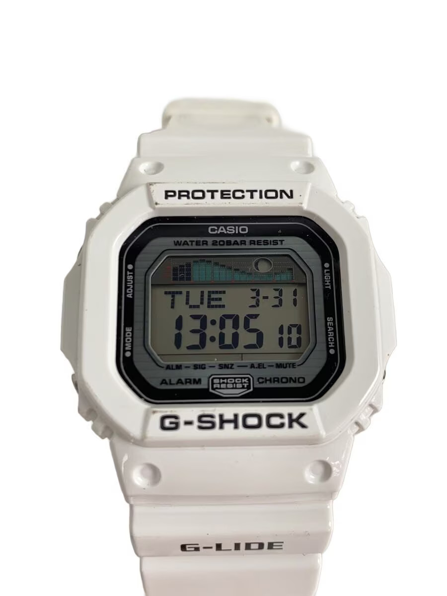CASIO Quartz Wristwatch G SHOCK Digital White GLX 5600 7JF