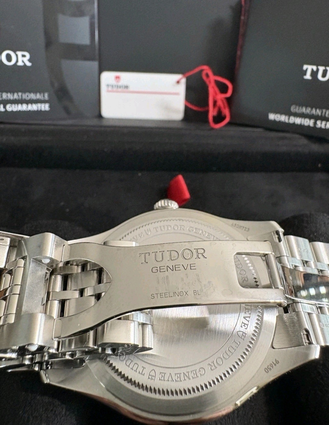 Tudor 1926 41mm Automatic Unworn Full Set Silver Waffle Dial Steel Watch 91650