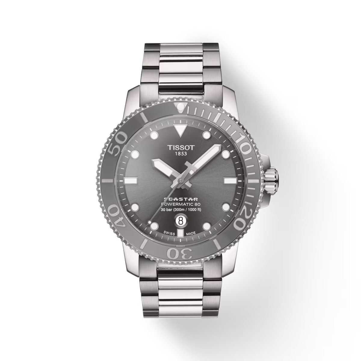 New Tissot Seastar 1000 Powermatic 80 43MM Men’s Watch T120.407.11.081.01