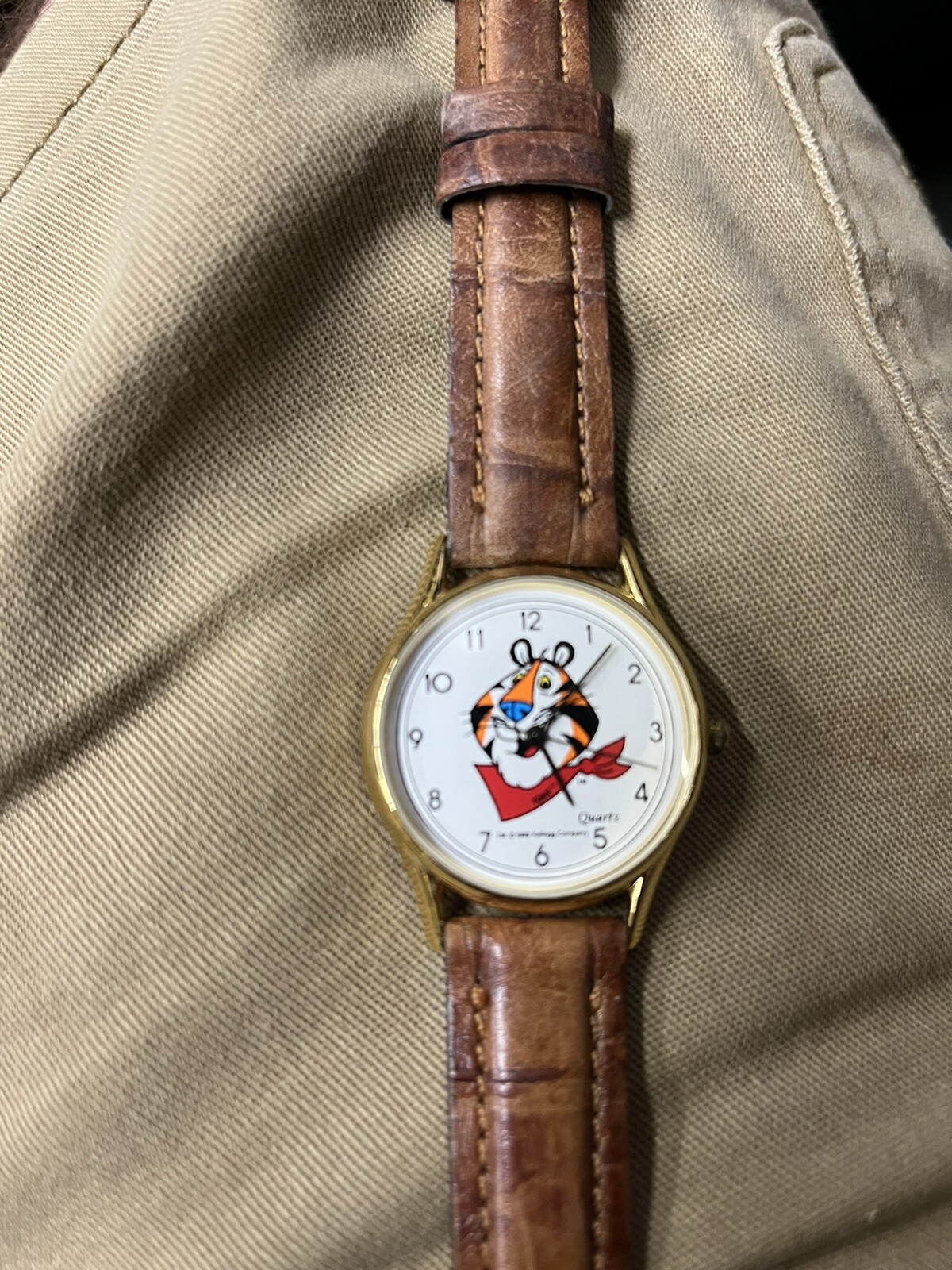 Vintage Kellogg’s Frosted Flakes Tony The Tiger Analog Quartz Watch NOS 1989