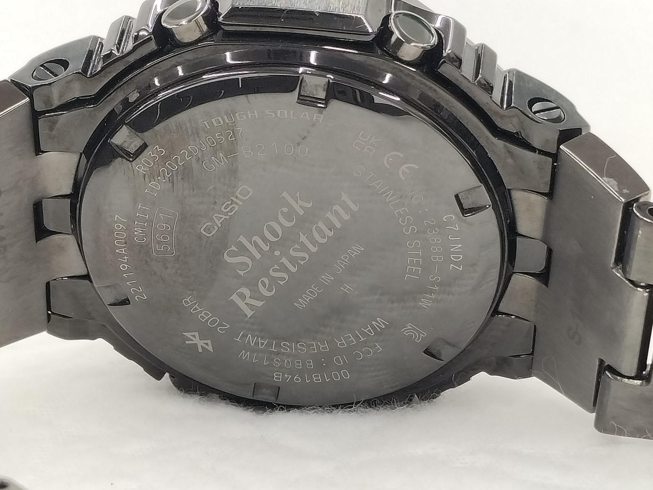 CASIO G-SHOCK GM B2100BD 1AJF Black Solar Men Watch Auth Japan