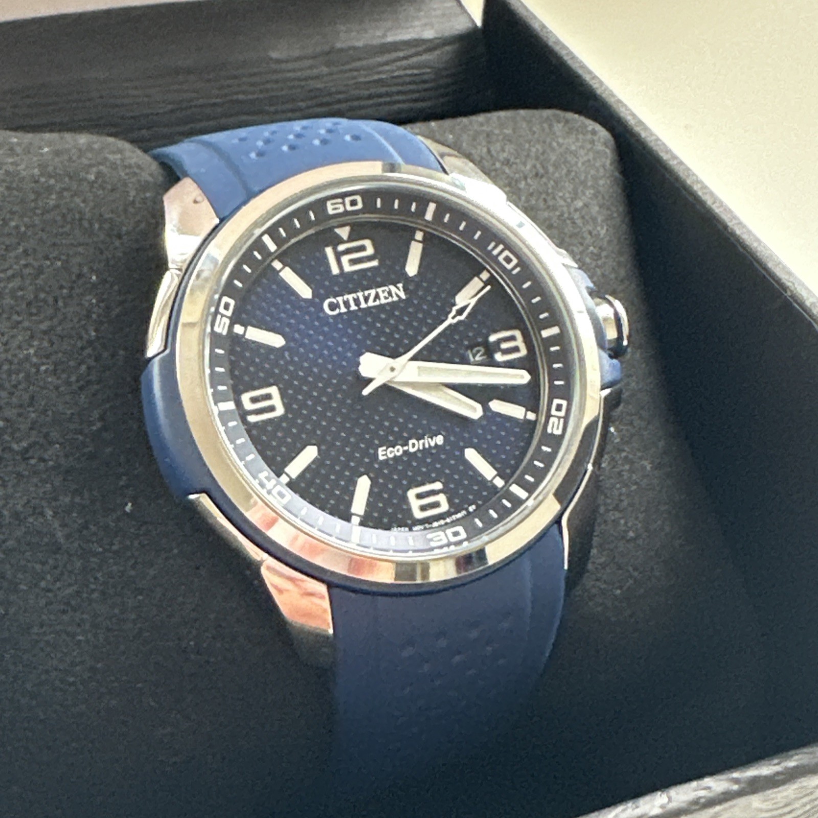 Citizen Mens Sport Casual Date Eco-Drive Watch 44MM AW1158-05L