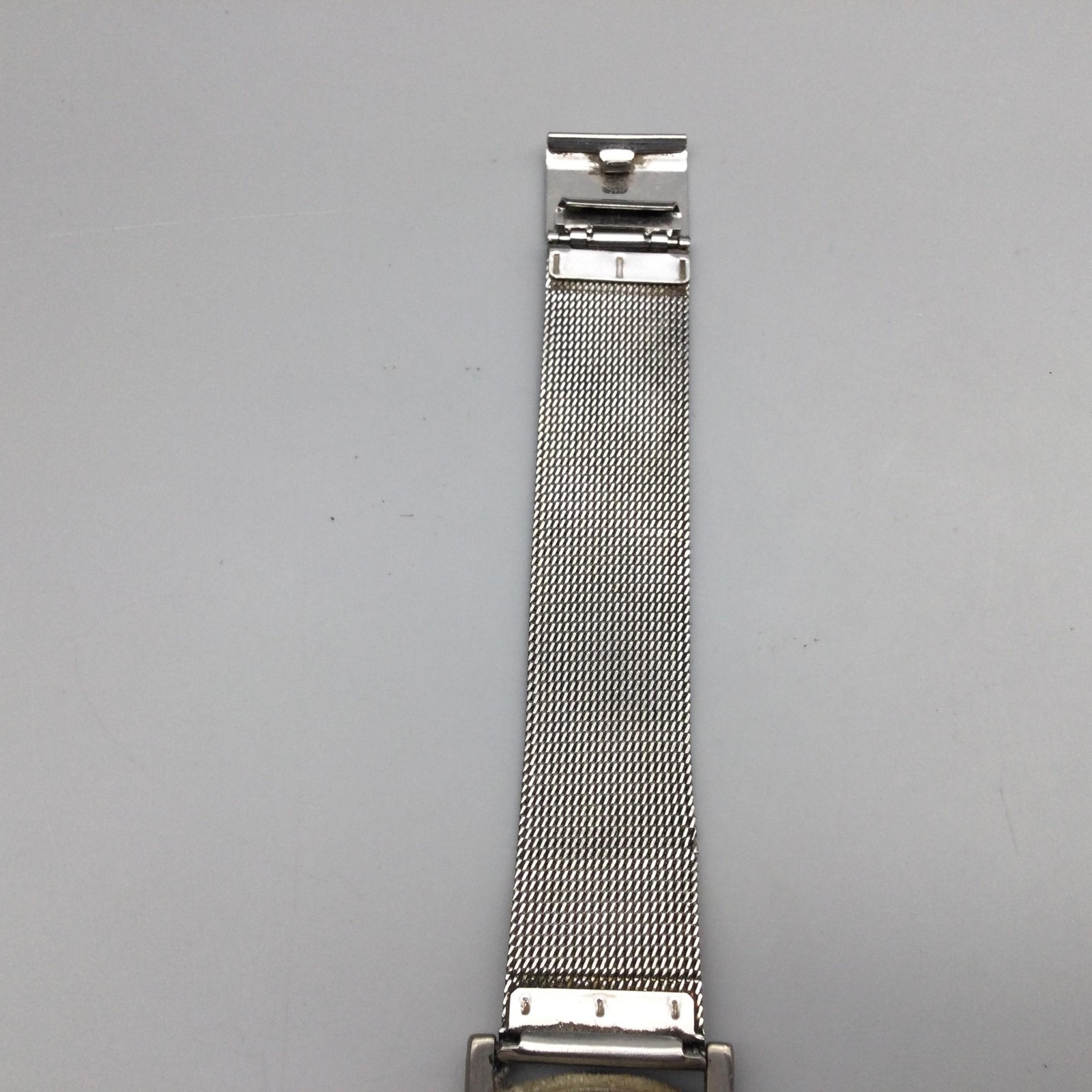 Boccia Titanium Watch Mens 33mm Silver Mesh Swiss 3 BAR Adj Band New Battery