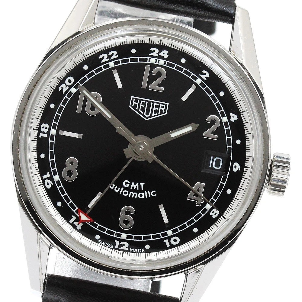 🇨🇭TAG HEUER Classic Carrera WS2113 GMT Black Dial Automatic Men’s Watch 911630