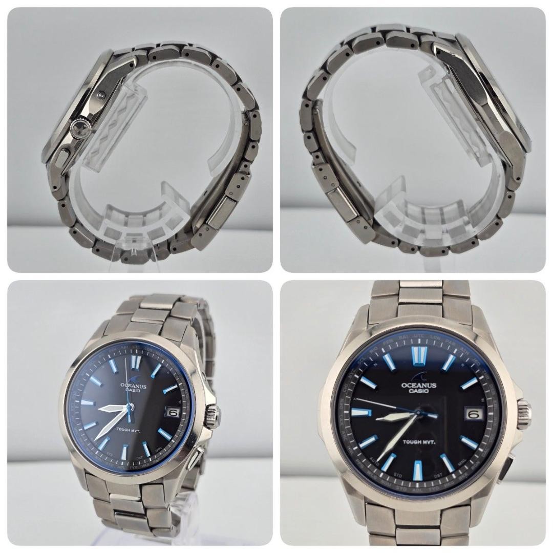 CASIO OCEANUS OCW-S100-1AJF Black Solar Radio Controlled Titanium Men’s Watch
