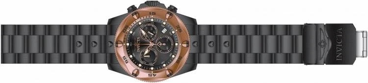Invicta Men’s Watch 31613 Pro Diver Quartz Black Steel Rose Gold Bezel 51mm NWT