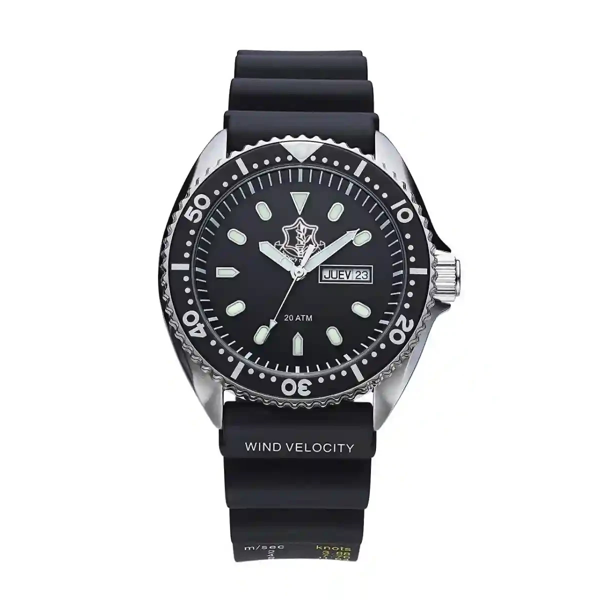 Tactical 200M Diving Watch With Israeli Military IDF Logo – 1229 ADI Watches