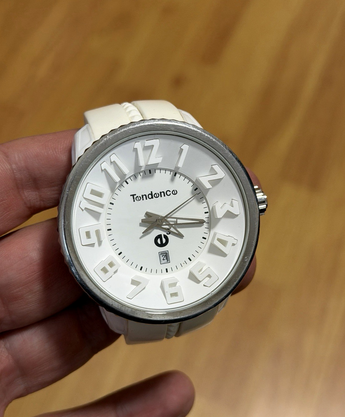 Watch Tendence Gulliver Oversize White 3D Dial Men’s/Unisex Hi-Tech Polycarbonat