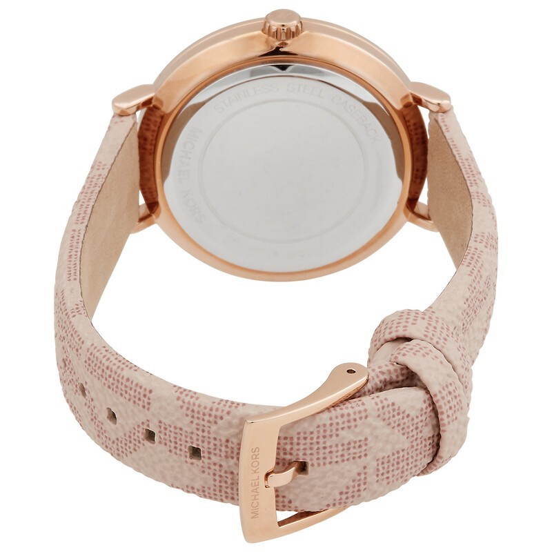 MICHAEL KORS Ladies Jayne Three-Hand Blush Watch MK7130 From Rose Gold NWB