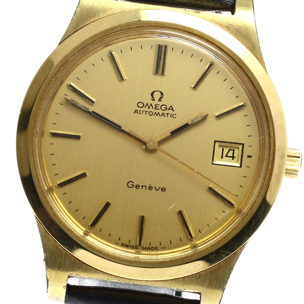 OMEGA Geneve 166.0168 Date Cal.1012 gold Dial Automatic Men’s Watch_922538