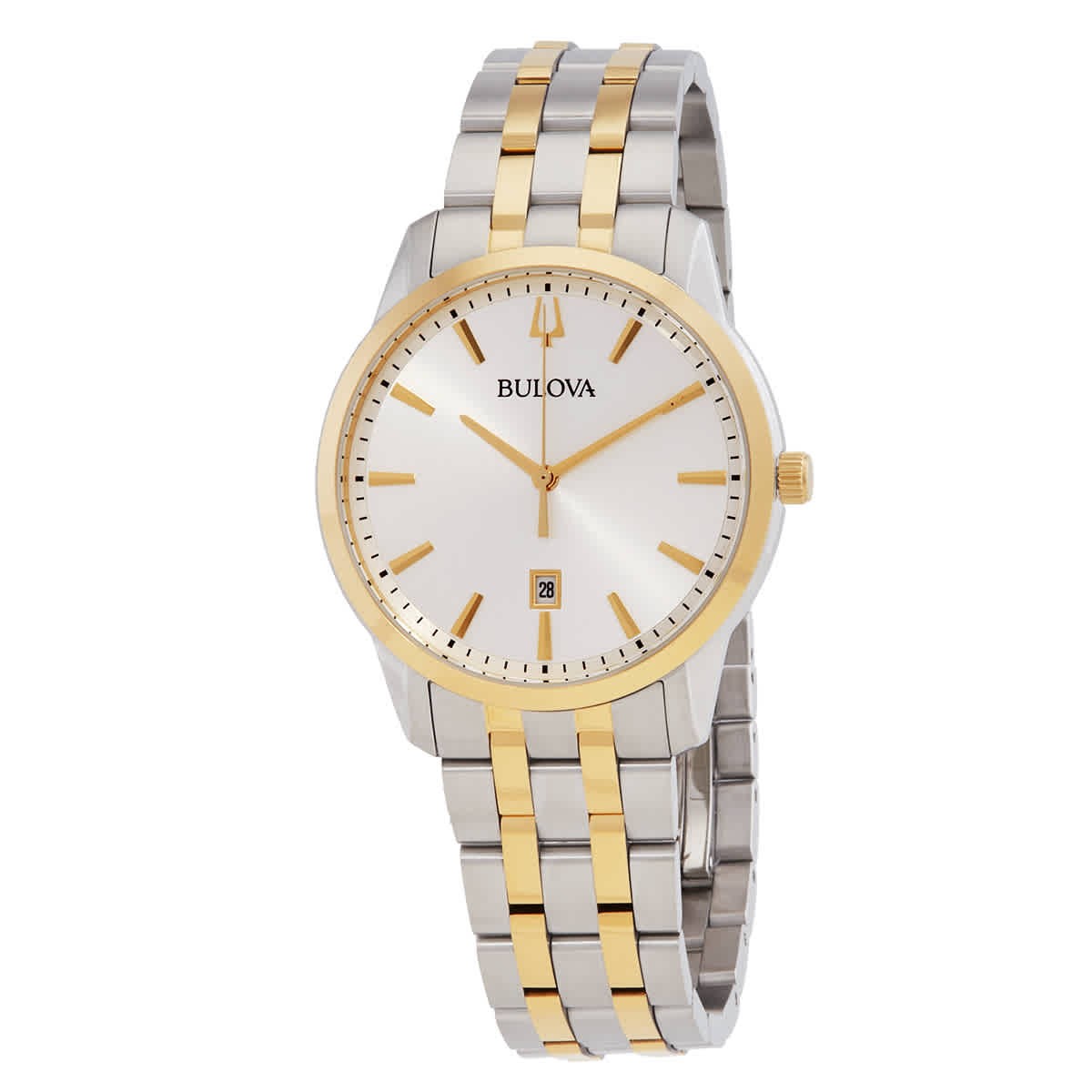 Bulova Sutton Quartz Silver Dial Men’s Watch 98B385