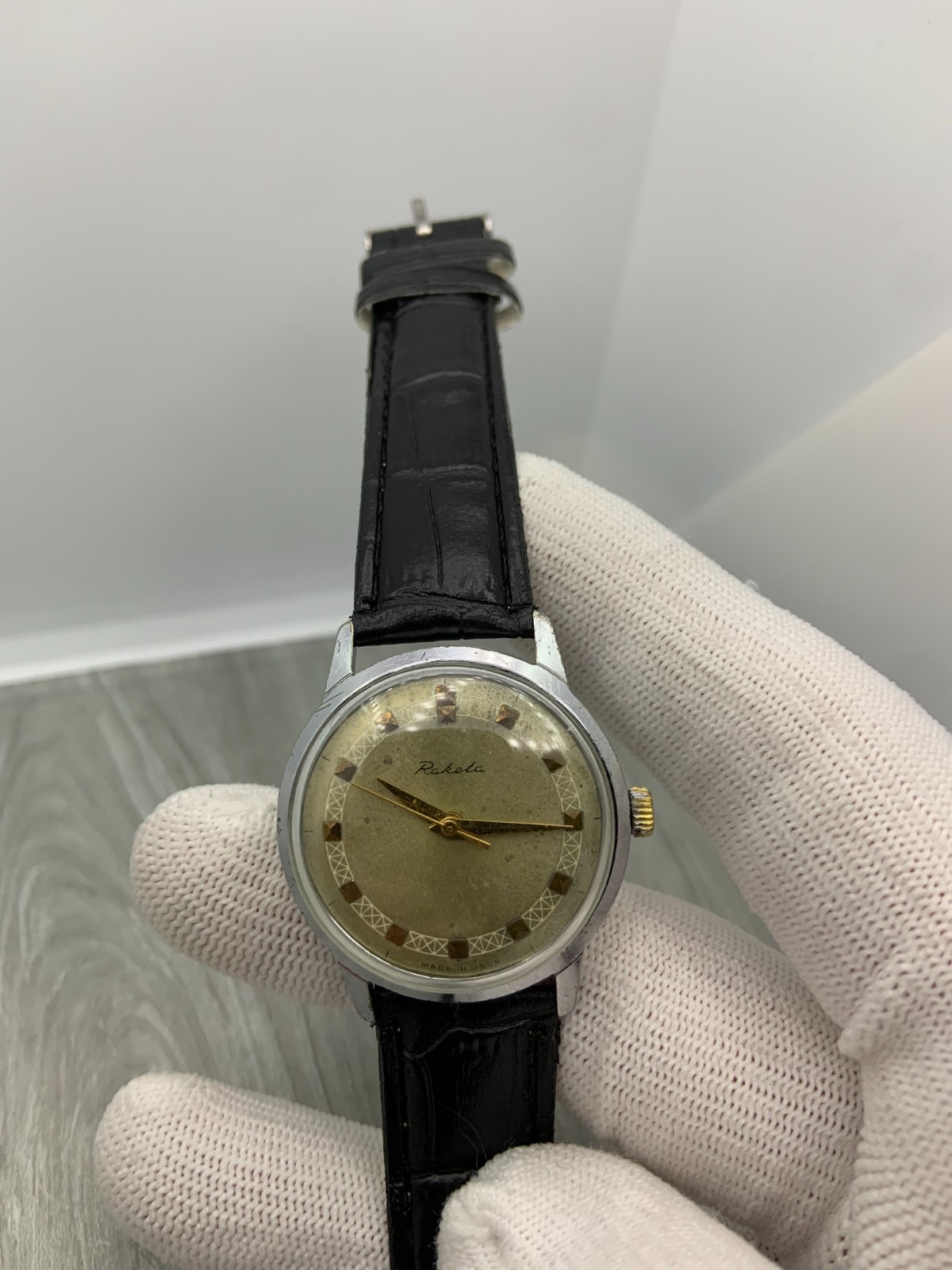 Vintage Soviet Men’s Watch RAKETA Baltika USSR 60s Mechanical 2609.I Serviced