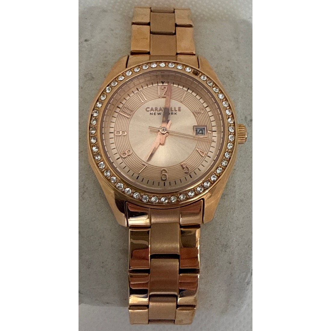 Bulova Caravelle Women’s Blush Dial Quartz Watch 44M103
