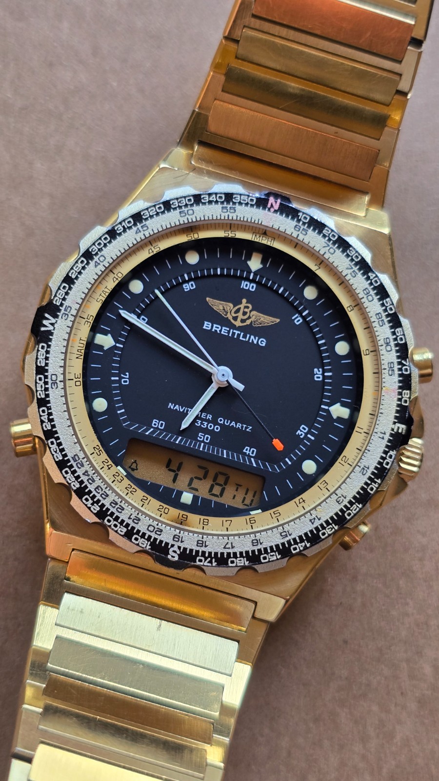 Ultra Rare Breitling Jupiter 3300 Case Back & Seal – Spares!