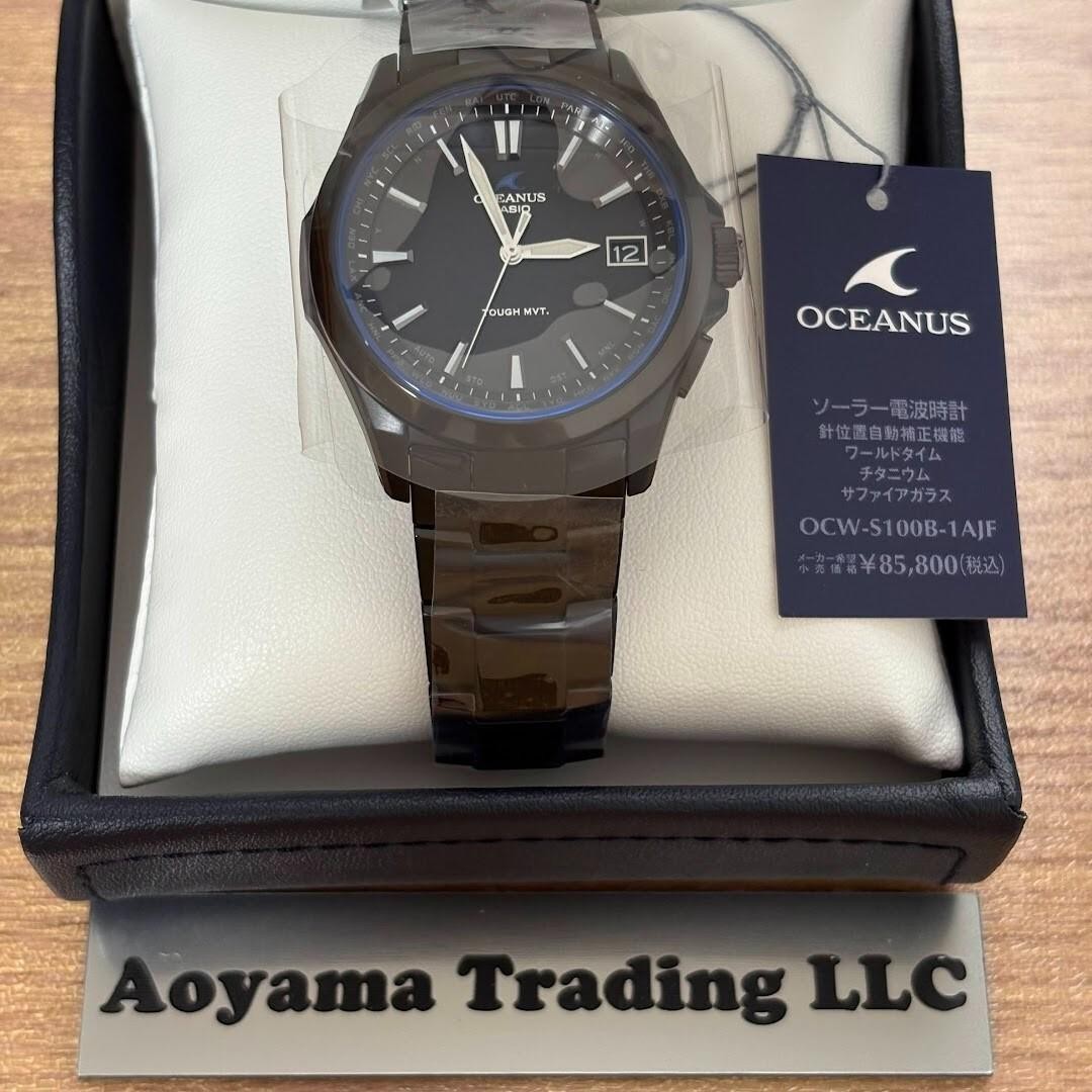 Brand-New Casio Oceanus OCW-S100B-1AJF Titanium Radio Solar Watch «JDM» Japan🔥