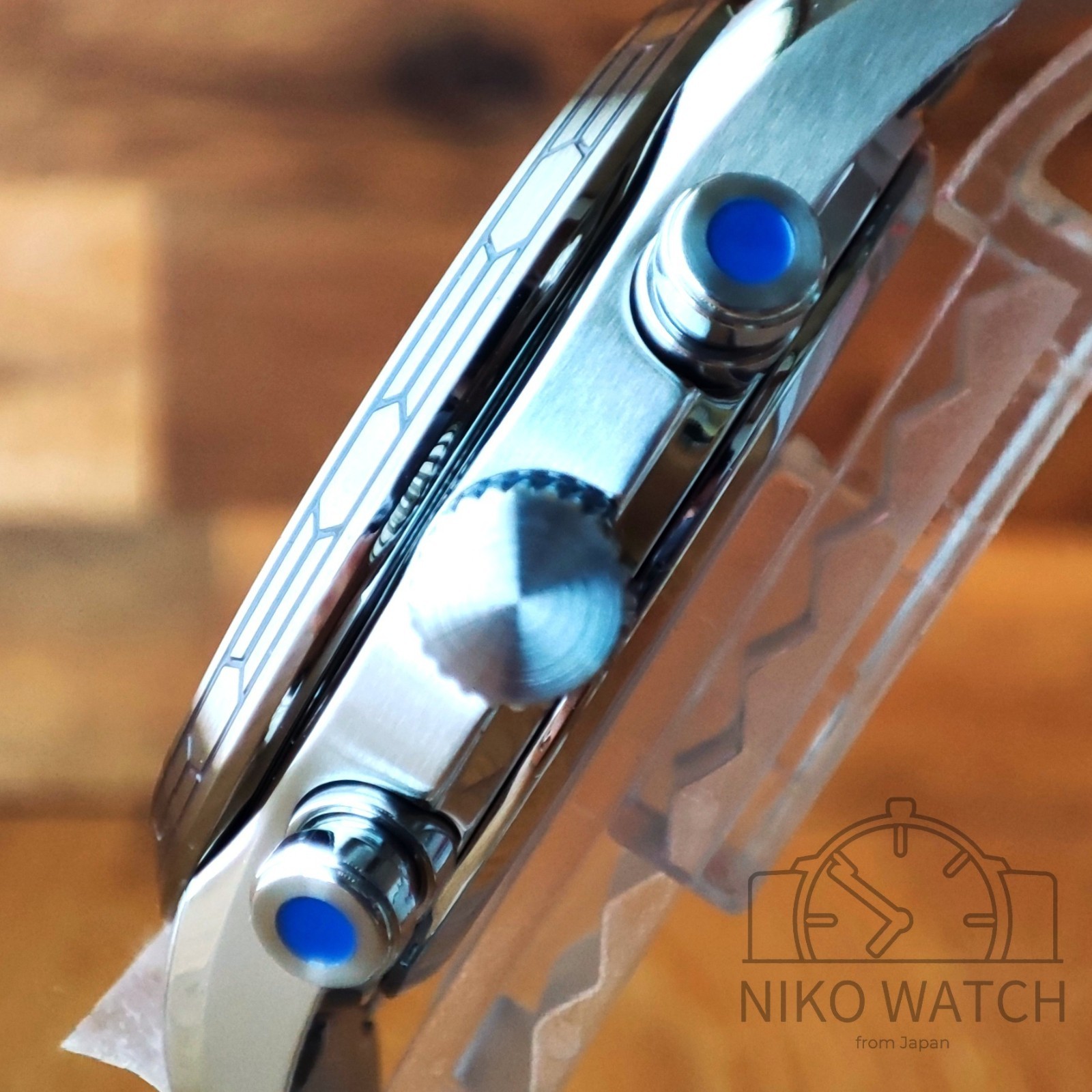 SEIKO x Pokemon Solar Chronograph Watch Blastoise blue SBPY162 Limited 700 [New]