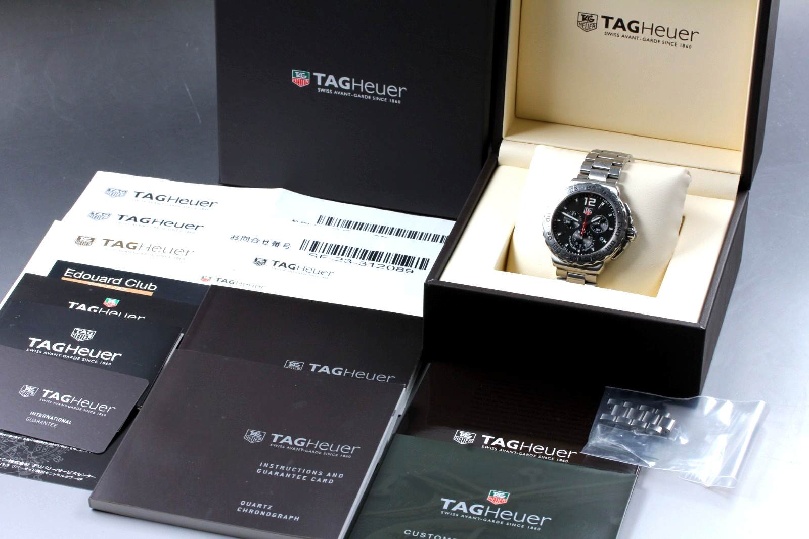 CLA’d /Box/Paper TAG Heuer Formula 1 CAU1112 42mm Chronograph Black Quart Men’s