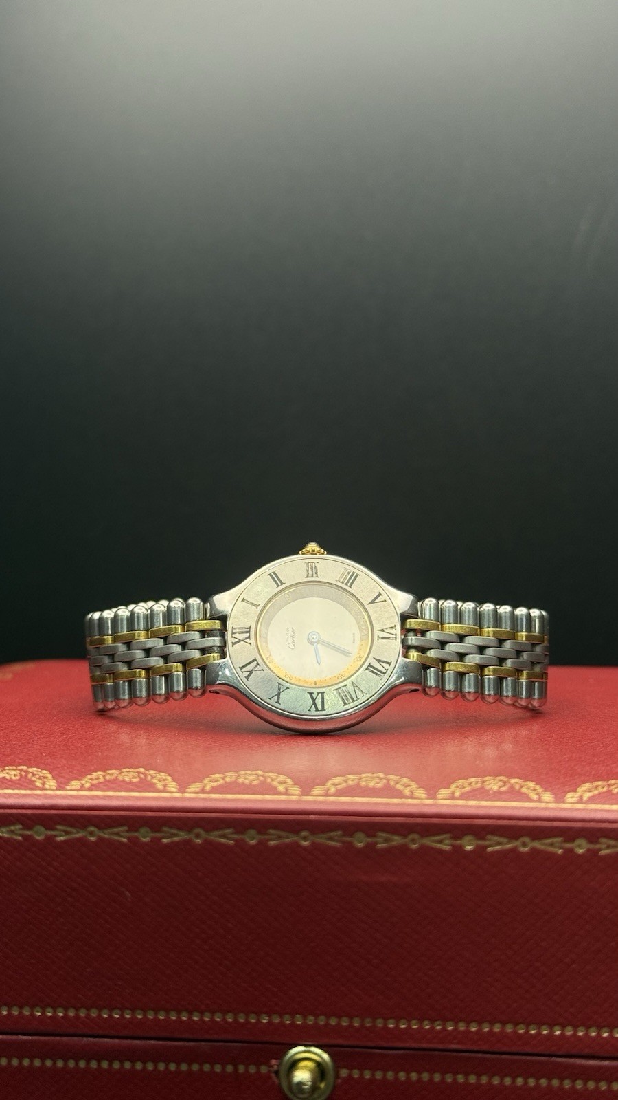 Cartier Must de Cartier 21 Swiss Quartz Two-Tone 26mm Roman Dial w/ Box