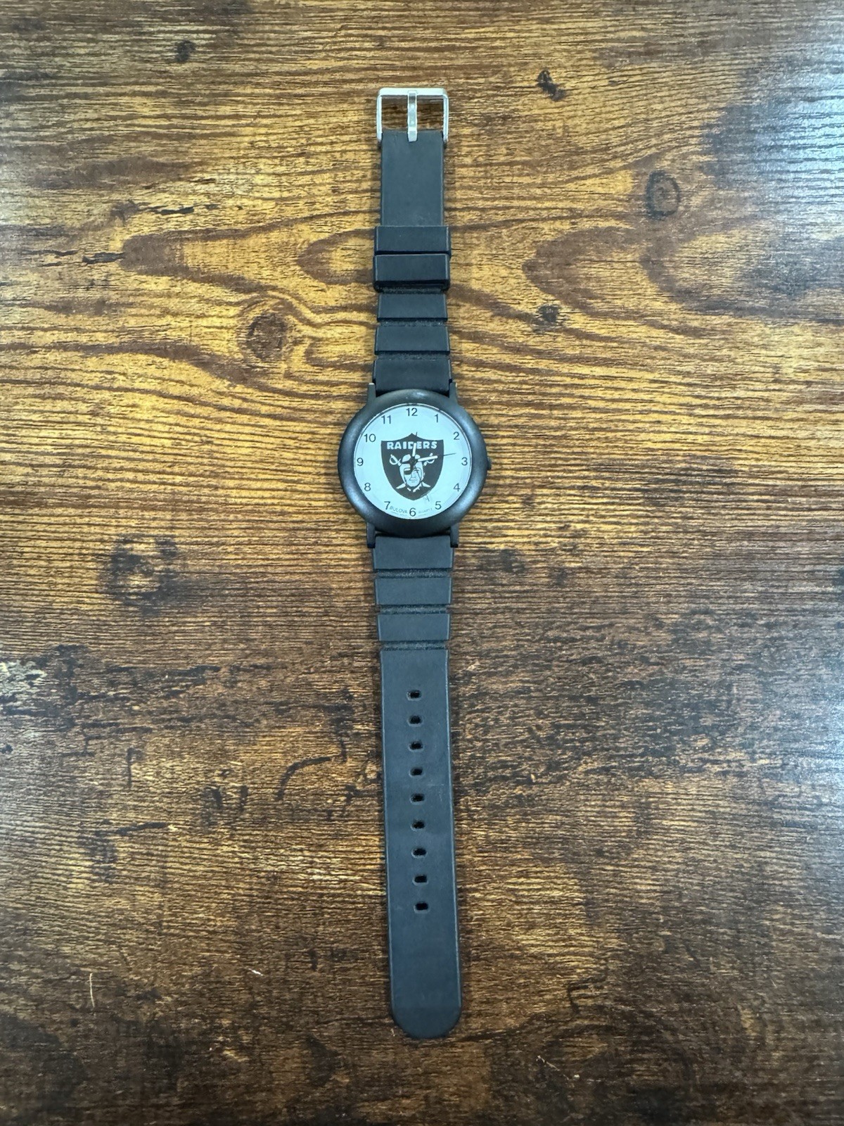 RARE Bulova Raiders Oakland Las Vegas Mens Watch Raider Nation