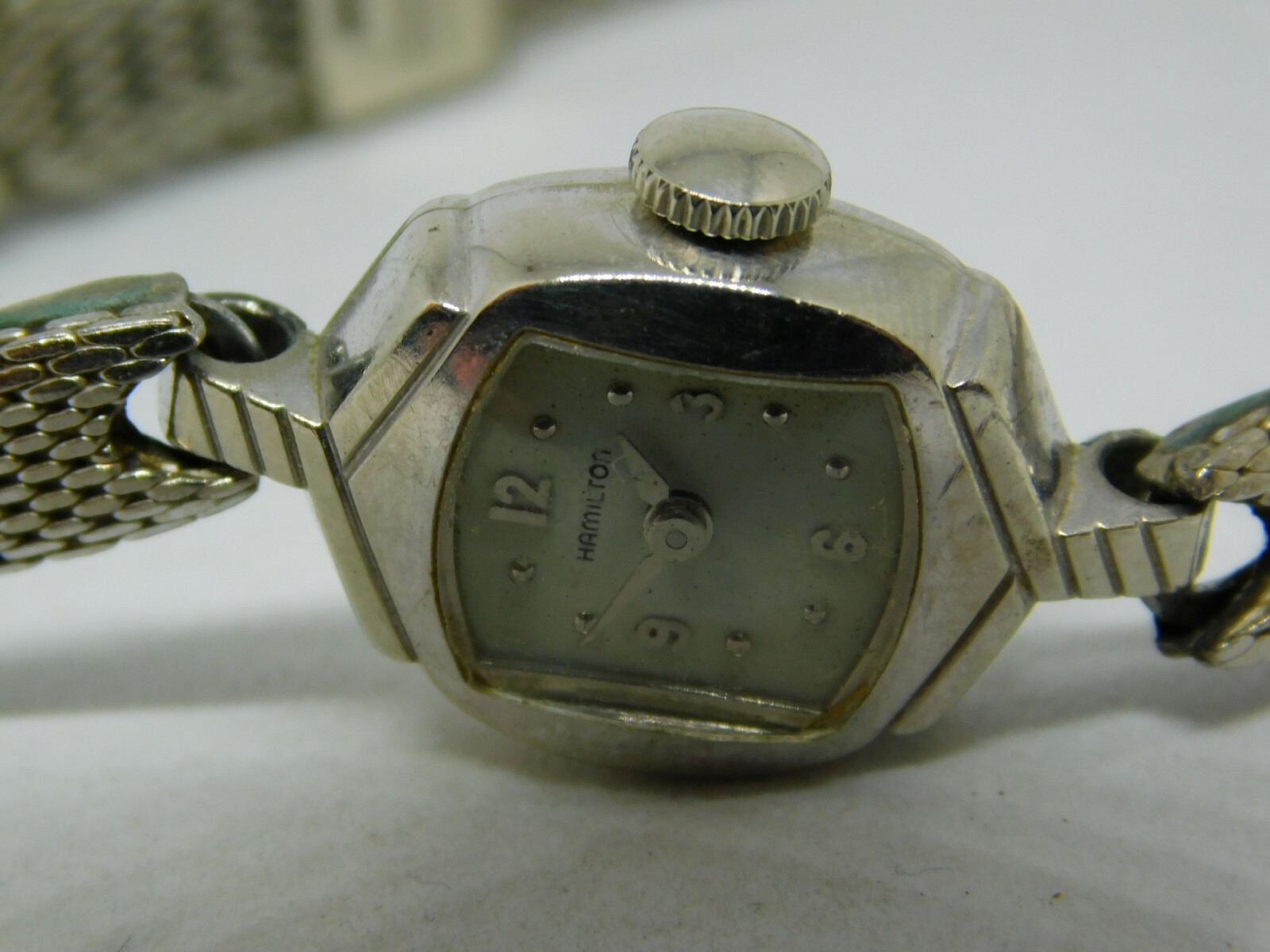 Vintage Hamilton Silver Tone Wind-up Analog Women’s Watch