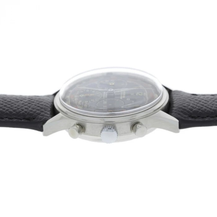 Jardur Wristwatch Chronograph Valjoux 72 C.1950s 1Year Warranty Must See Beauty