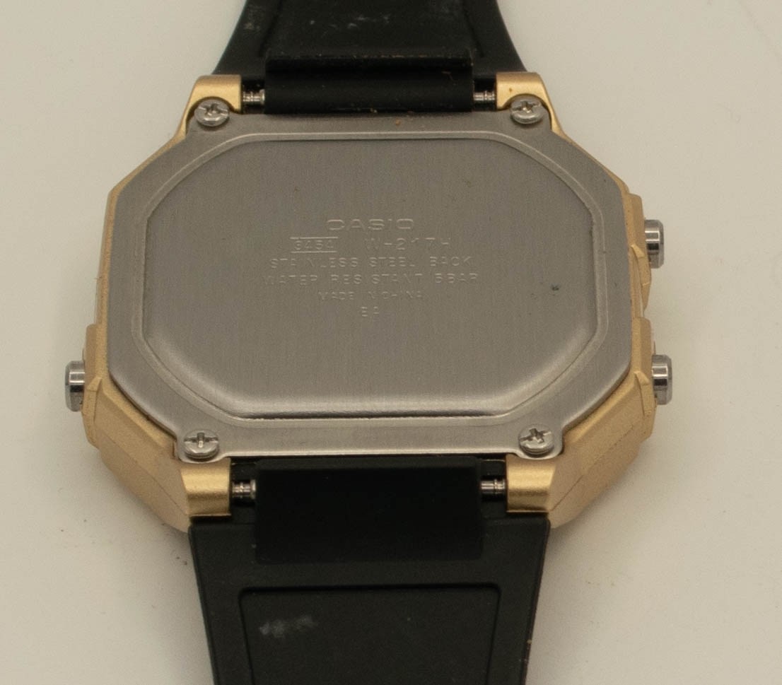 Casio A168 Gold Digital Alarm Chronograph Illuminator 50M Quartz Watch