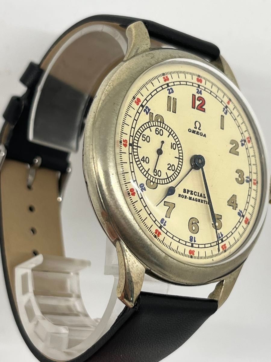 OMEGA Special Non-Magnetic Vintage Manual Wind Small Seconds Ivory Dial Watc