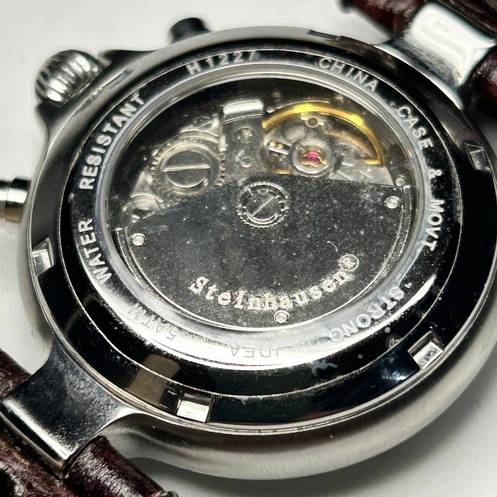 Steinhausen Automatic Moonphase Watch TW381 w/ Bands Box Mens Self Winding