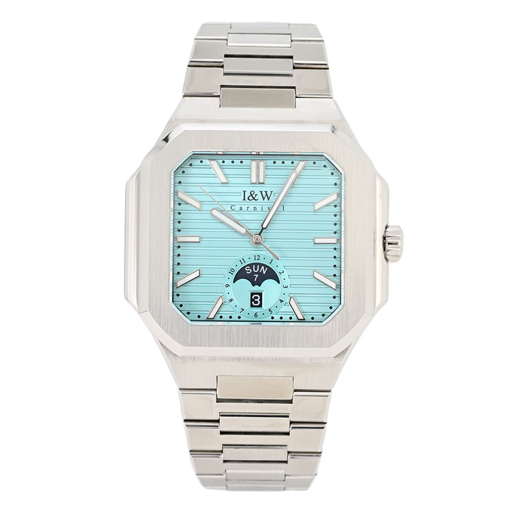 I＆W Carnival IW55876-5 IW55876 Silver Automatic Analog LightBlueBlue Silver