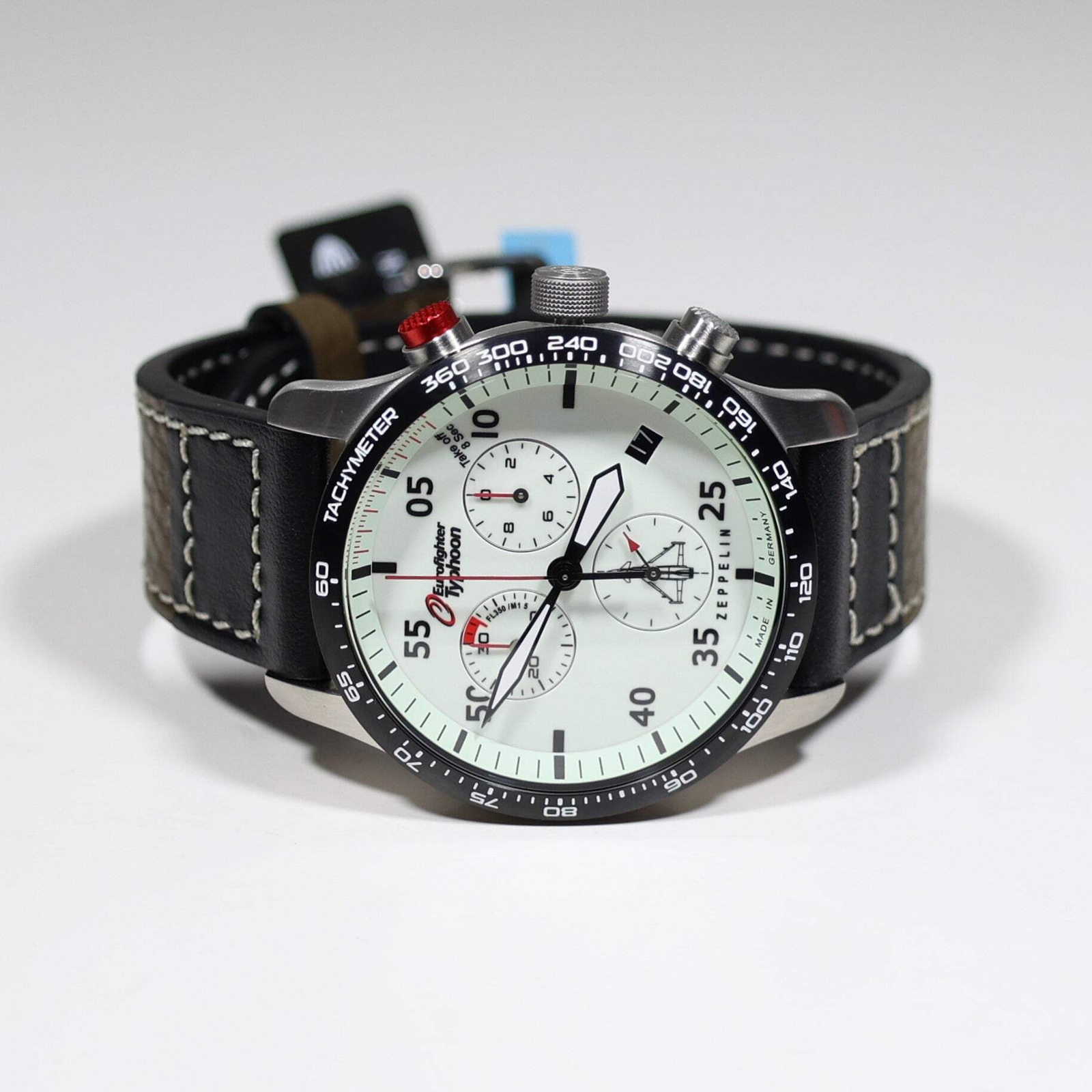 Zeppelin Eurofighter Typhoon Full Lume Dial Quartz Men’s Watch 7298-5