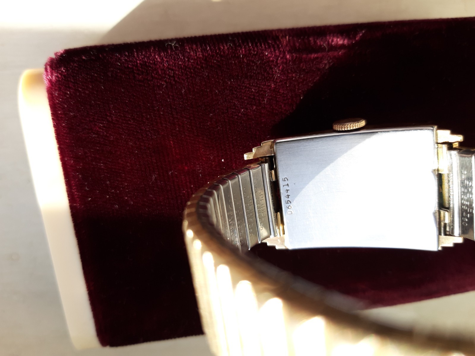 Vintage Bulova «Rite Angle» watch working
