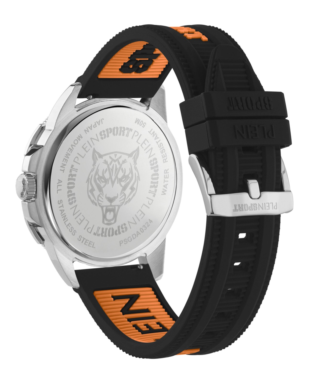Plein Sport Mens Stainless Steel 44mm Strap Fashion Watch