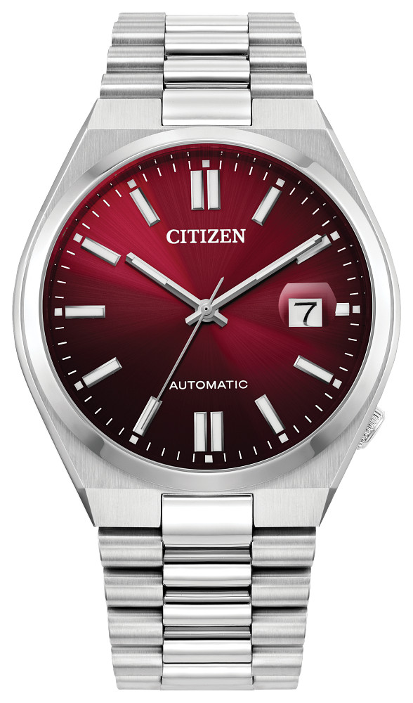 Citizen Tsuyosa Automatic Red Dial Mens Watch NJ0150-56W