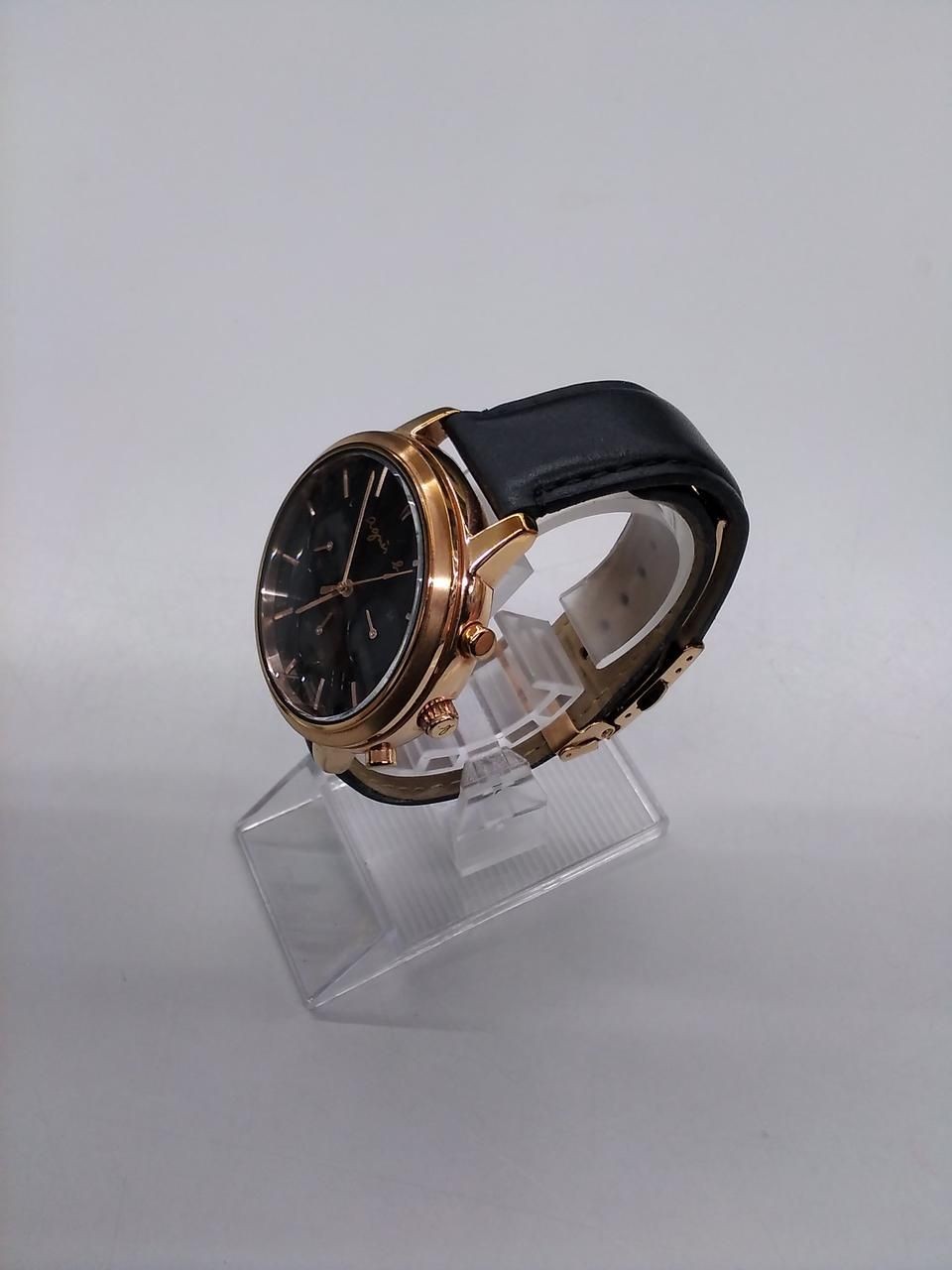 AGNES B Quartz Watch 8N3708 Used