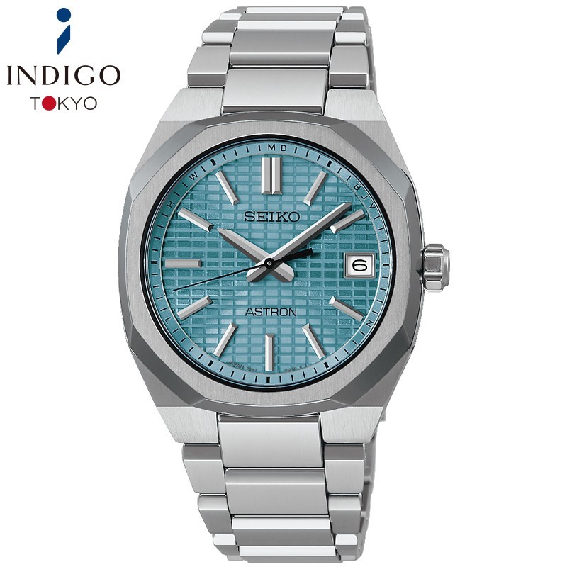 Seiko Astron SBXY103 Quartz Blue Dial 36mm Watch