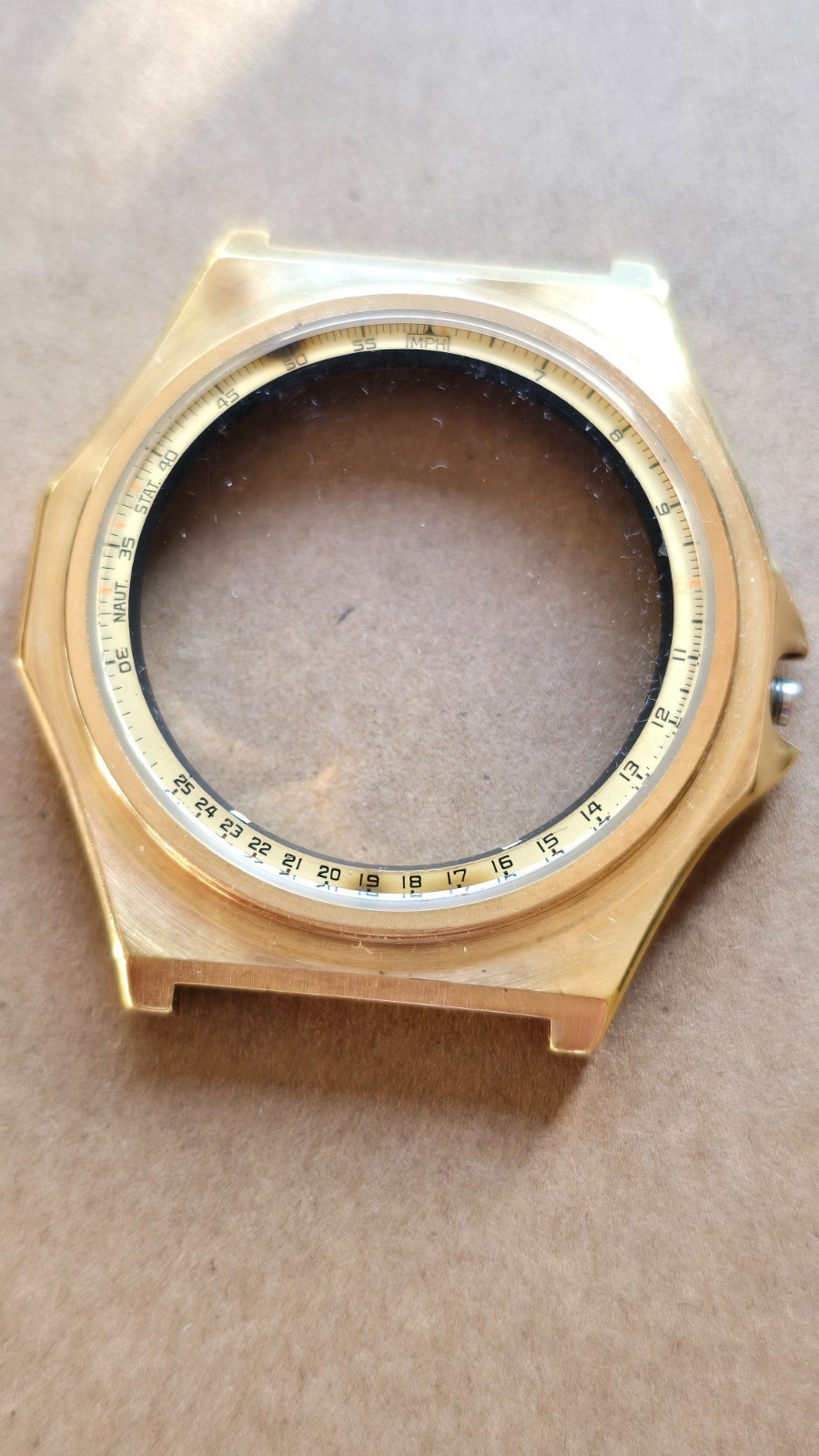 Ultra Rare Breitling Jupiter 3300 Gold Case & Glass – Spares!