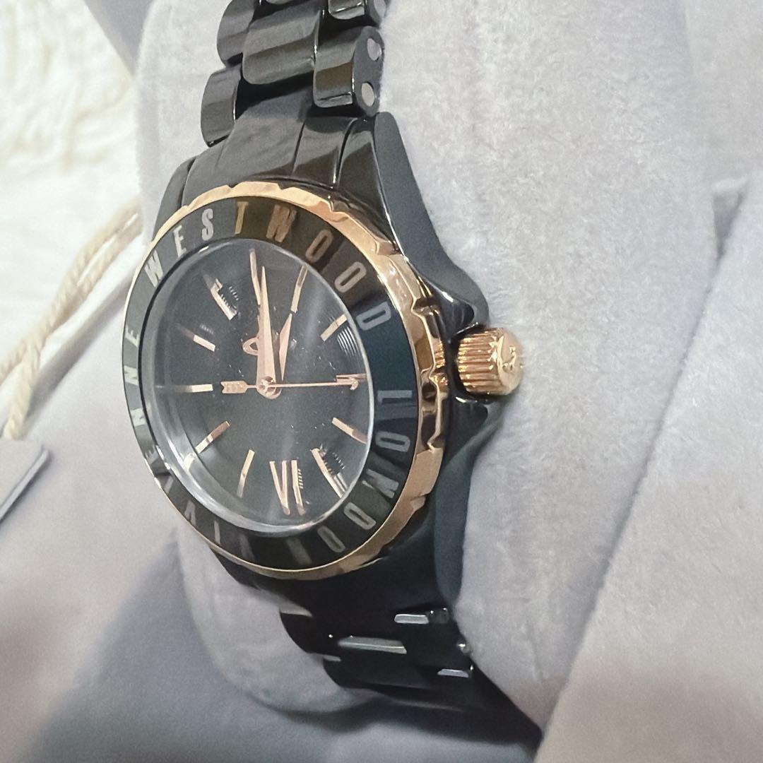 Working Vivienne Westwood Watch Quartz Gold Orb